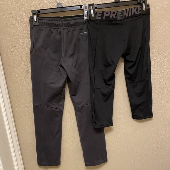 Nike Athletic Dri-Fit Pants and under/leggings (Set of 2 items) Youth SMALL - Picture 3 of 6